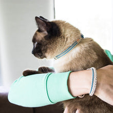 pettsie-blue-cat-collar-breakaway-safety-matching-friendship-bracelet-easy-adjustable-cotton-lili