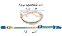 pettsie-blue-cat-collar-breakaway-safety-matching-friendship-bracelet-easy-adjustable-cotton-size