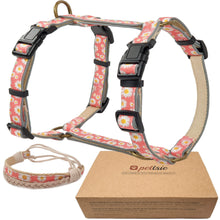 Pettsie No-Pull No-Choke Dog Harness Reflective & Matching Friendship Bracelet, 3 adjustable sizes