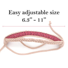 Pettsie Matching Friendship Bracelets, 2 Pack Set, Easy Adjustable, 100% Cotton and Hemp