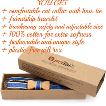 pettsie-blue-cat-collar-wood-bow-tie-matching-friendship-bracelet-cotton-benefits