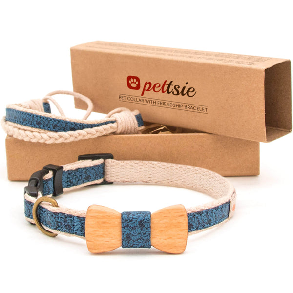 pettsie-blue-dog-collar-wood-bow-tie-friendship-bracelet-gift-box-s-size