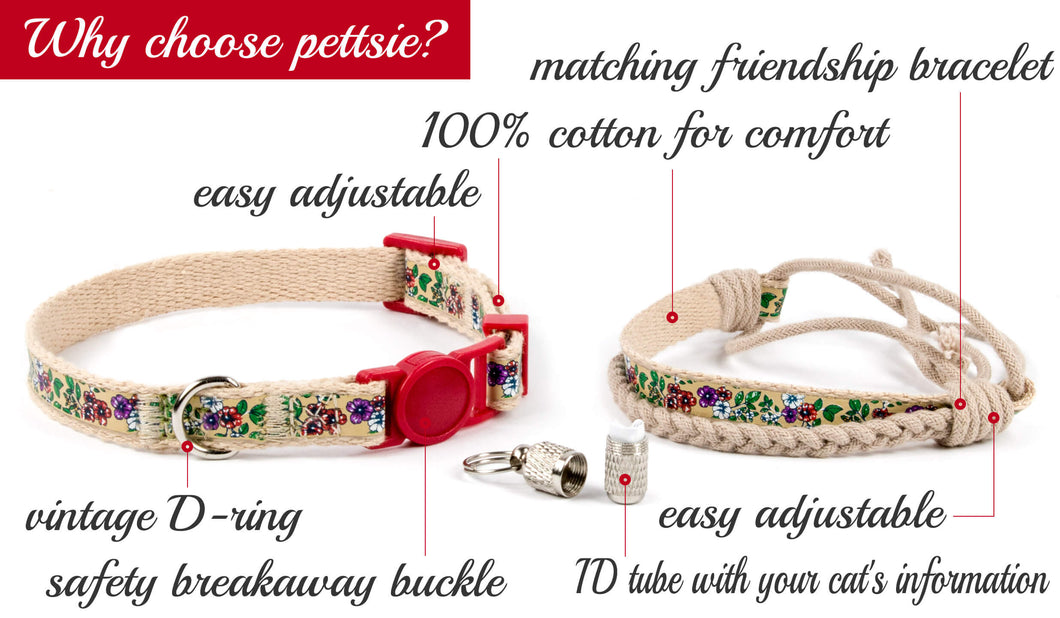 Cat Collar - Classic Chewnel in a variety of colours [IDPC999Cat_