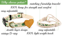 pettsie-hemp-dog-collar-heart-friendship-bracelet-gift-features