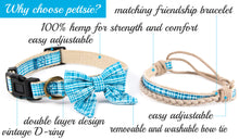 pettsie-hemp-dog-collar-cotton-bow-tie-removable-washable-matching-friendship-bracelet-features