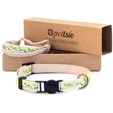 pettsie-green-kitten-collar-safety-breakaway-buckle-matching-friendship-bracelet-calming-cotton-chic-fancy-benefits
