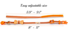 pettsie-orange-cat-collar-wood-bow-tie-matching-friendhip-bracelet-calming-cotton-adjustable