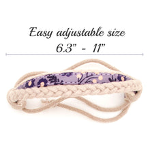 pettsie-matching-friendship-bracelet-cotton-hemp-purple-adjustable-size