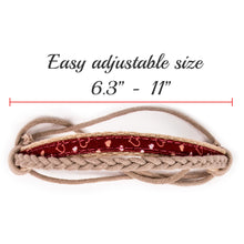 Pettsie Matching Friendship Bracelets, 2 Pack Set, Easy Adjustable, 100% Cotton and Hemp