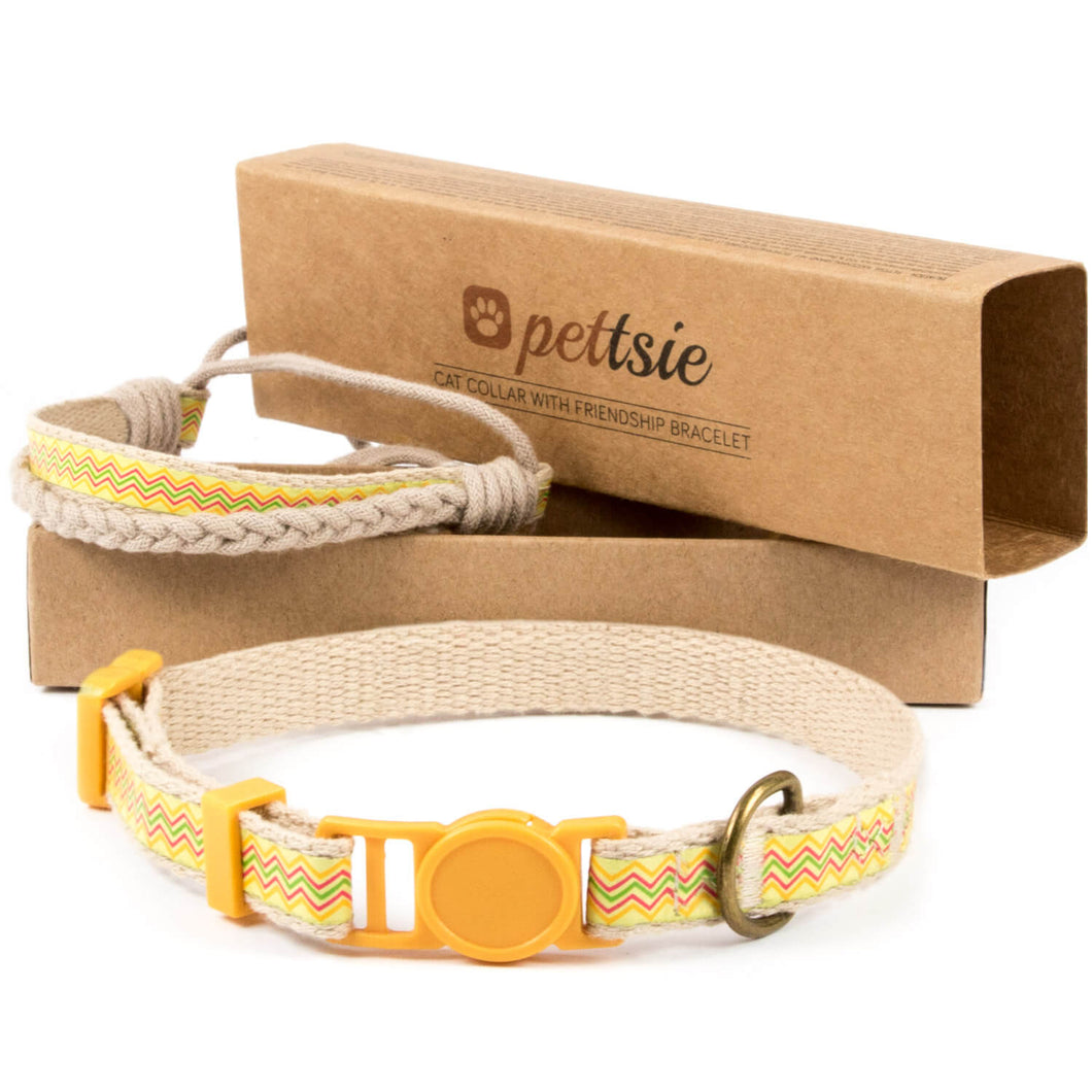 pettsie-yellow-cat-collar-matching-friendship-bracelet-gift-calming-cotton-chic-fancy